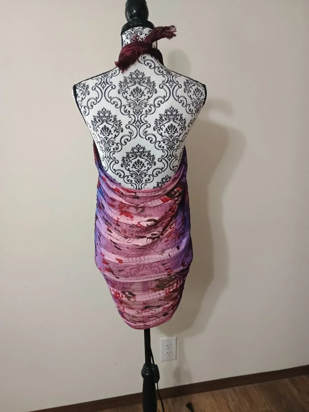 Silky Crinkled Multiway Wrap Scarf